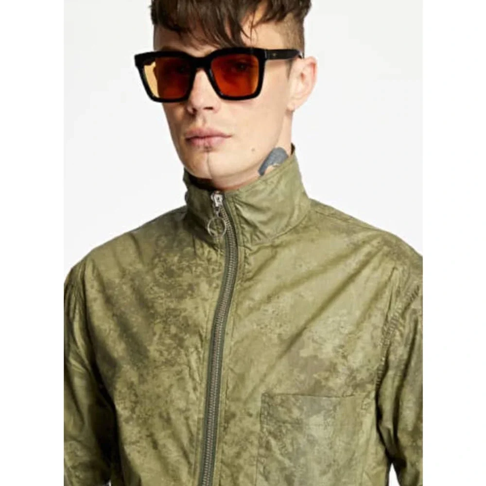 soulland Barney Camo Zip Up Jacket sz M NWOT Originally $375